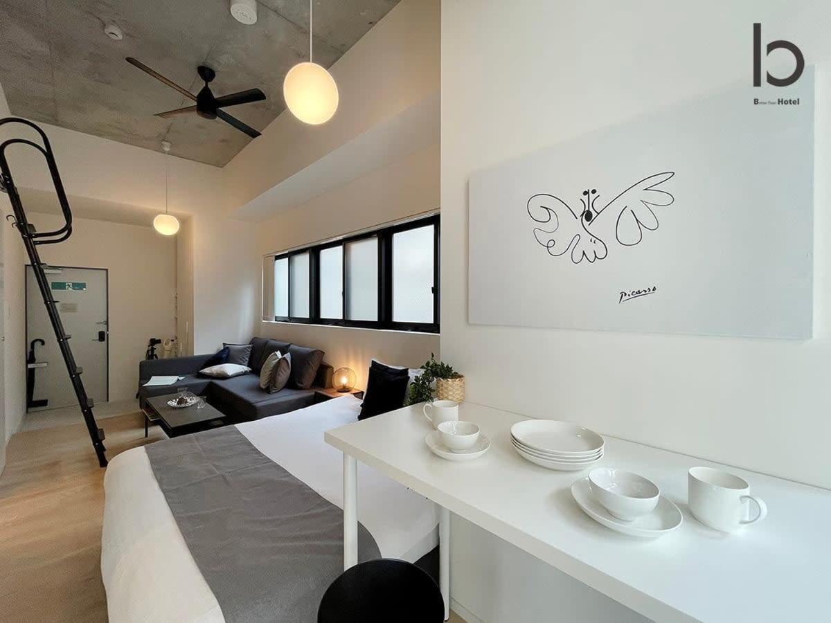 Bhotel Nekoyard - Stylish Loft Studio Steps From Peace Park Hiroshima Exterior foto