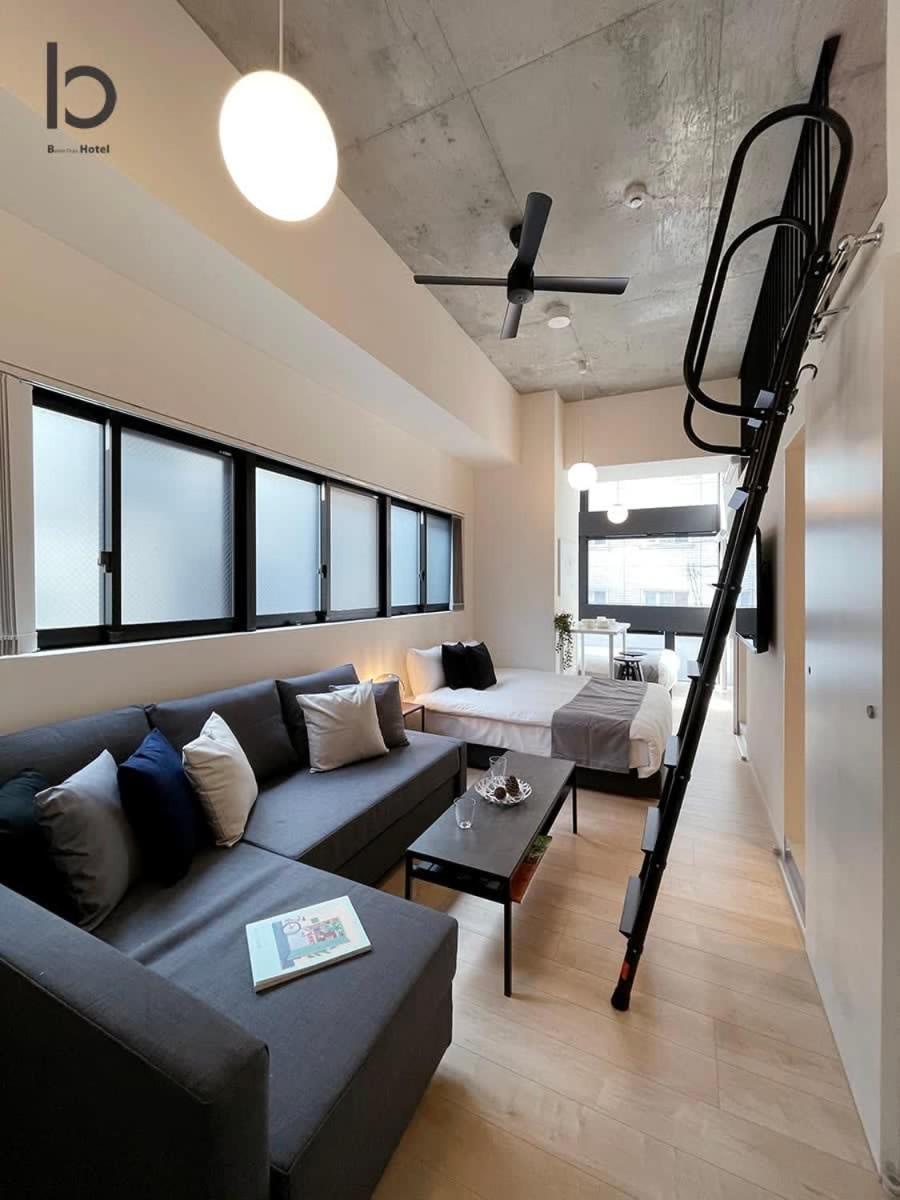 Bhotel Nekoyard - Stylish Loft Studio Steps From Peace Park Hiroshima Exterior foto