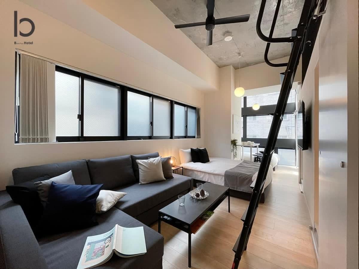 Bhotel Nekoyard - Stylish Loft Studio Steps From Peace Park Hiroshima Exterior foto