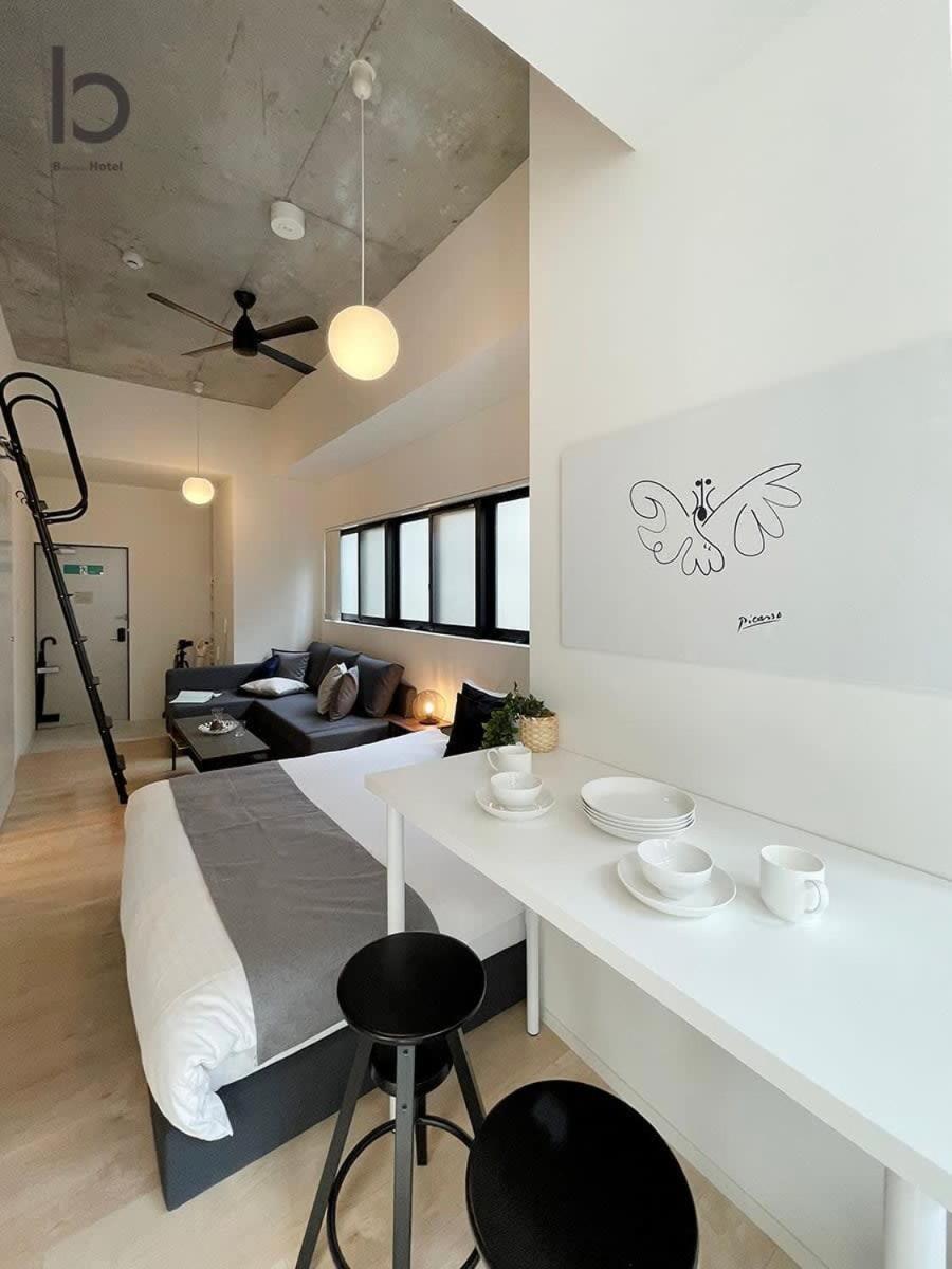 Bhotel Nekoyard - Stylish Loft Studio Steps From Peace Park Hiroshima Exterior foto