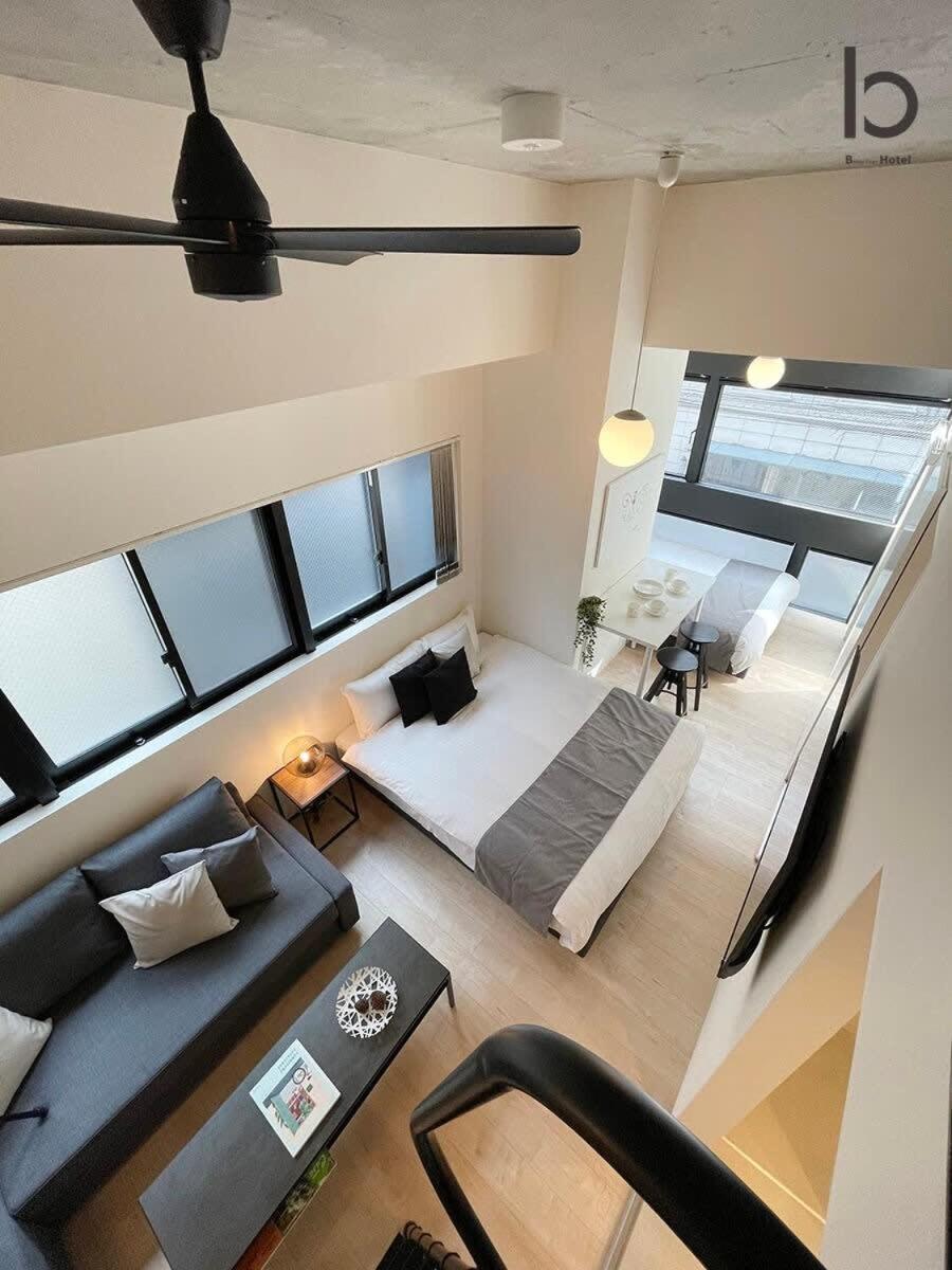 Bhotel Nekoyard - Stylish Loft Studio Steps From Peace Park Hiroshima Exterior foto